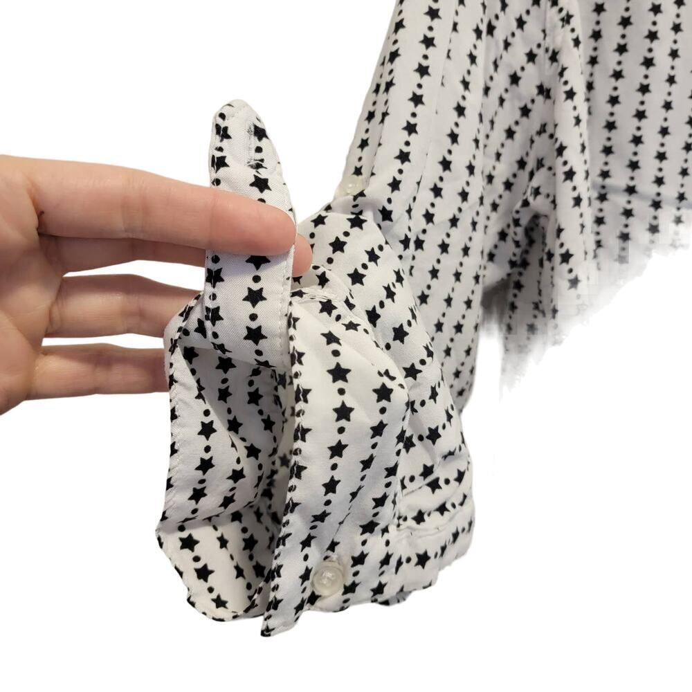 Star Striped Rayon Blouse - Picture 5 of 9